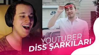 SANİYE - YOUTUBER DİSS ŞARKILARI İZLİYOR | Enes Batur, Genç Hane, Mami, Laz Ali,