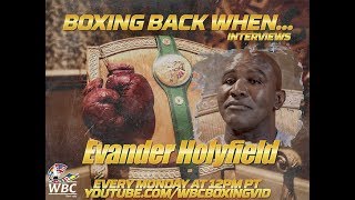 Evander Holyfield Boxing back when...