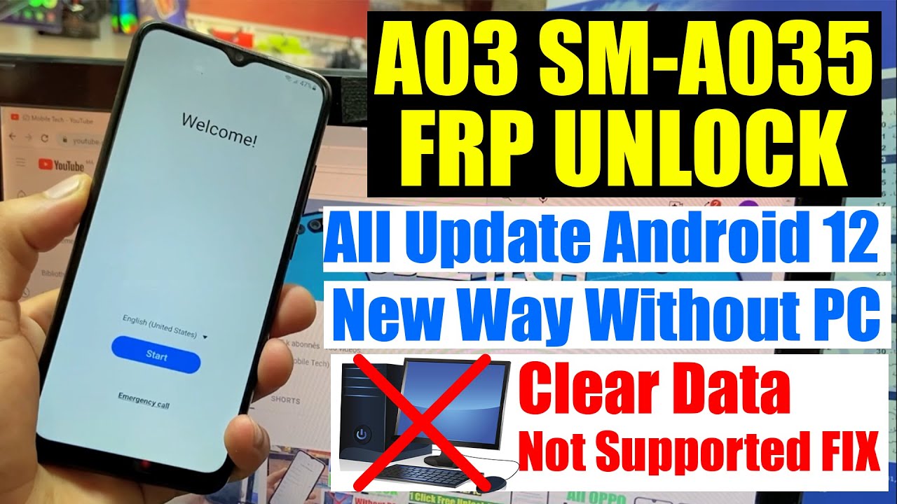 Samsung A03 FRP Bypass Without Pc Fix Clear Data Not Samsung A03 FRP Bypass Without Pc Fix Clear Data Not
