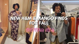 Fall Shopping Vlog H&M Mango Finds For The Season