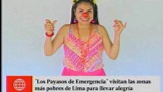 ''Payasos de Emergencia'' llevan alegría a zonas pobres de Lima