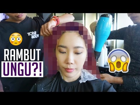 Hair Transformation | Cat Rambut Ungu di Toni & Guy PIK