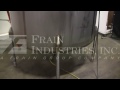 Video 1000 Gallon, 316 stainless steel, single wall mixing tank 5F8650