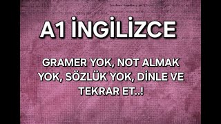 A1 İngi̇li̇zce Video 4 Di̇nle Ve Tekrar Et.ki̇tap Okur Gi̇bi̇ Di̇l Öğreneceksi̇ni̇z.