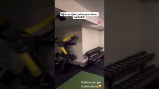 Uğurcan Çakır Evini Spor Salonuna Çevirdi