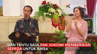 Cieee Pak Jokowi Cari Raisa Cieee Pak Jokowi Cari Raisa