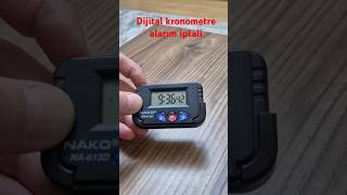 Dijital Kronometre Alarım Iptali - Nako Dijital Kronometre