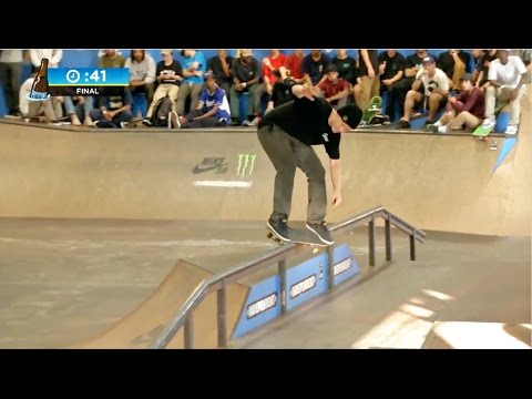 Jack Olson with 2016's LONGEST SW BS FEEBLE GRIND at Tampa AM