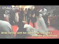 Bride battles with her soon-to-be husband's pregnant ex-girlfriend