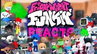 Friday Night Funkin' Mod Characters Reacts | Part 11 | Moonlight Cactus |
