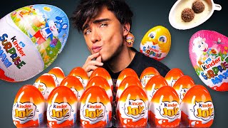 Asmr Kinder Surprise Joy Egg Chocolate Party Mukbang