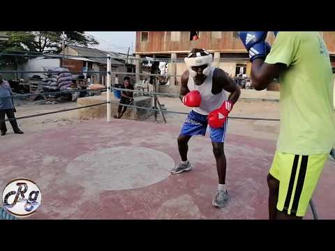GHANA BOXING DEM BUKOM BOXING BOYS WORK HARD WITH LITTLE