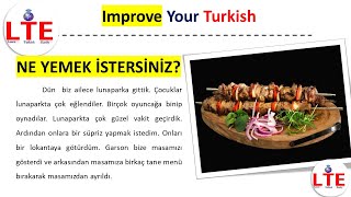 Learn Turkish Listening And Reading A1-A2 No 17