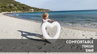 White Heart Pool Float New Mini Size Heart Float Luxury Pool Floats By Lôteli