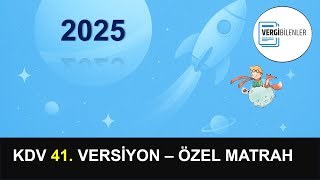 Kdv Beyannamesi 41. Versiyon - Özel Matrah