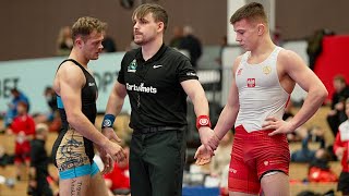 Mateusz Luszcynski Pol Vs Thomas Zeigler Por 70Kg. Freestyle Men Wrestling.