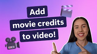 How To Add Rolling Movie Credits To Video