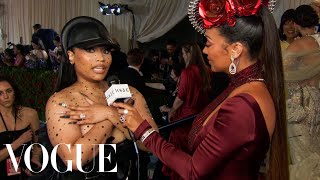Nicki Minaj Talks About Her Love for Riccardo Tisci | Met Gala 2022 with La La Anthony | Vogue