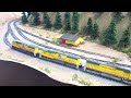 z scale model train layout