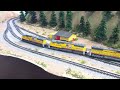 z scale model train layout