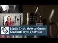 Studio Photography 101: How to create a gradient reflection with large softbox