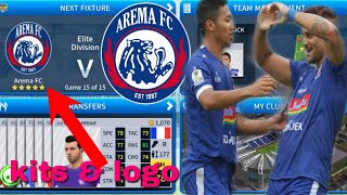 Dream League Soccer 2019 How To Import Arema FC Kits & Logo 2019