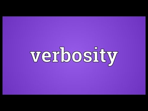 Header of verbosity