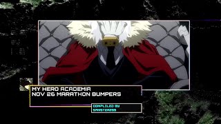 Toonami - Nov 26Th, 2022 My Hero Academia Marathon Bumpers