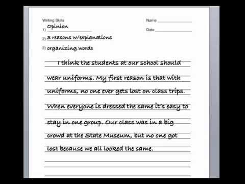 5 paragraph persuasive essay on uniforms