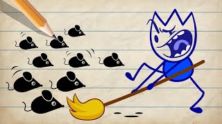 ??Pencil 2D Animation Movie | Pencil Drawing Cartoon | Funny Cartoons Video (2018) Part 4