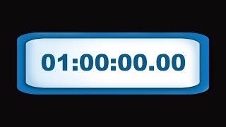 Countdown Clock 1 Hour V 140 Timer With Sound Effect Ticktack Alarm 4K