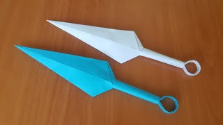 KUNAİ YAPIMI / How To Make Paper Kunai / Kağıttan bıçak yapımı
