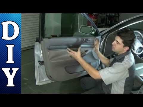 How to Remove and Replace a Door Panel - Audi A4 - YouTube