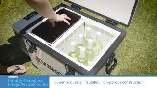 Evakool Infinity Fibregl Fridge Freezer Series