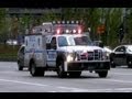 NYPD Police Emergency Services Unit REP Truck + Police Car - Obama NYC