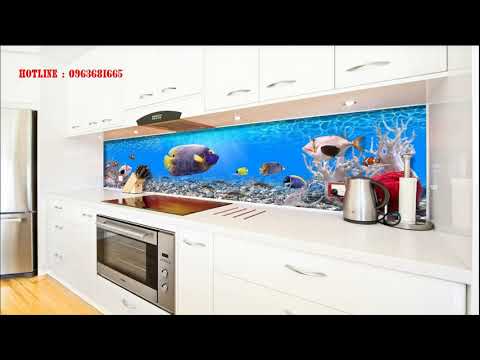 Tổng hợp mẫu Tranh Kính 3D Ốp Bếp Cường Lực Đẹp Nhất Cho Không Gian Nhà Ban