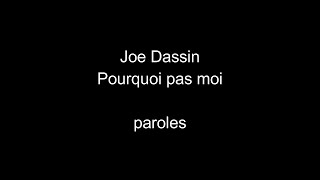Watch Joe Dassin Pourquoi Pas Moi video