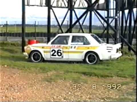 Fiat 131 SuperMirafiori modified for circuit racing in those days Toad had