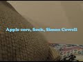 apple core sock simon cowell