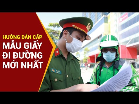 Sở GTVT TP.HCM hướng dẫn cấp mẫu giấy đi đường mới nhất