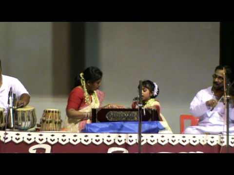 Rabindra Sangeet- Prano Bhoriye Trisha Horiye...By lil master...