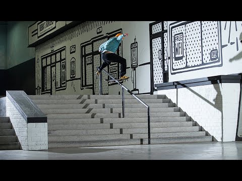 No Comply 360 To Lipslide Down The 10 Stair?! Egor Kaldikov