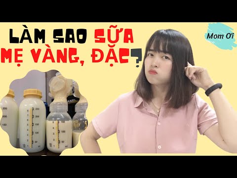 Làm Sao Sữa Mẹ Vàng Đẹp Đặc Và Thơm Con Tăng Cân Vù Vù?| Mom Ơi