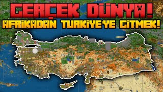Minecraftta Gerçek Dünya Haritası / Bir Yolculuk Hikayesi: Türkiye vs İsrail Sav