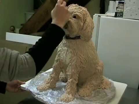 Elisa Strauss of Confetti Cakes sculpted her dad 39s labradoodle for his 