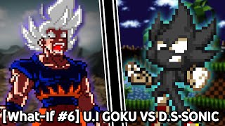 Mastered Ultra Instinct Goku Vs Dark Super Sonic | Rematch of Legends