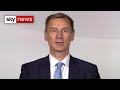 Hunt: We are now in the 'delay' stage of coronavirus