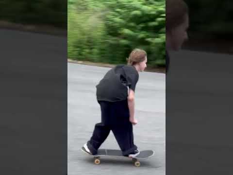 Skateboard gets ran over by car 🤣🥲