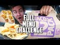 THE "SUPERCHARGED" TACO BELL MENU CHALLENGE!