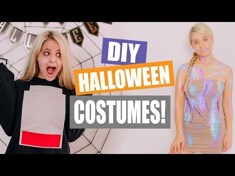 Easy DIY Halloween Costumes for Teens 2018! - YouTube